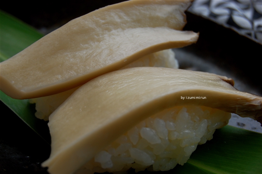 ベジタリアンのあわび寿司 食べてビックリ?サプライズ!な