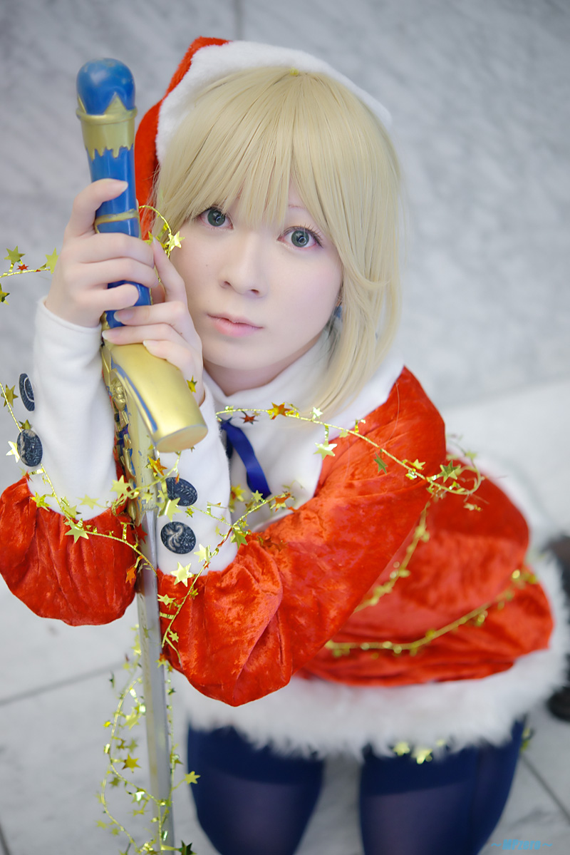 Blonde Hair Boots Cosplay Dress Fate Series Fate Stay Night Maropapi
